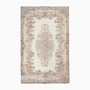 Tapis Madallion Vintage Marron et Beige