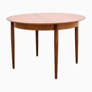 Round Teak Dining Table from Lübke, 1960s
