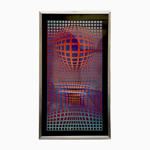 Victor Vasarely, Italy, 1970s, Optical Screen Print