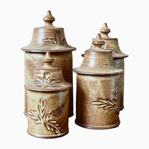 Vasi vintage in ceramica di Vallauris, set di 4
