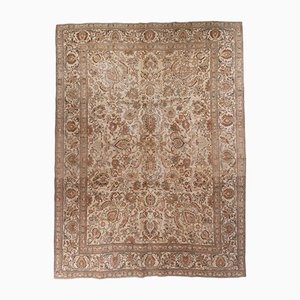 Grand Tapis Vintage en Laine et Coton