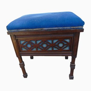 Pre-War Stool with a Storage Compartment