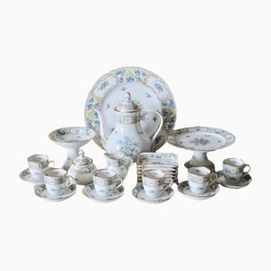 Vintage Porcelain Mocha Coffee Set from Schumann Arzberg, Set of 18
