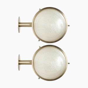 Sigma Wall Lights by Sergio Mazza for Artemide, Italy, 1960s, Set of 2