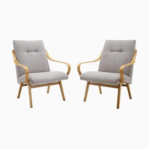 Fauteuils par Jaroslav Smidek pour Ton, 1960s, Set de 2