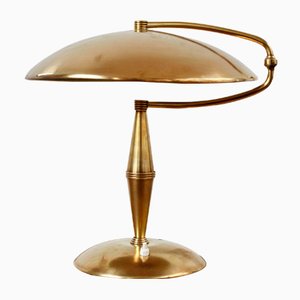 Lampe de Bureau Vintage en Laiton, Italie, 1950s