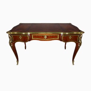 Louis XV Style Desk in Marquetry, 20th Century