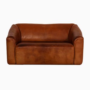 DS 47 Zwei-Sitzer Sofa aus Braunem Leder von de Sede