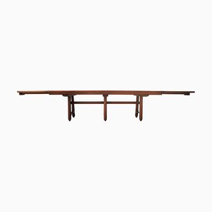 Extendable Oak Dining Table by Guillerme and Chambron