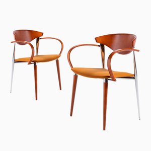 Moderne Stühle von Paco Capdell, 1980er, 2er Set