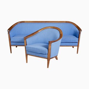 Canapé et Fauteuil Mid-Century par Andersson, Set de 2