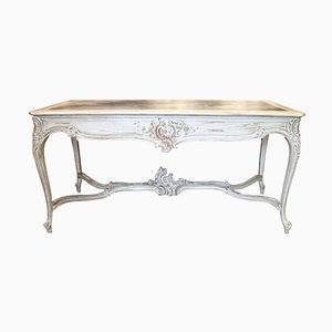 Grande Table de Salon ou de Salle à Manger Louis XV, France, Fin du 19ème Siècle