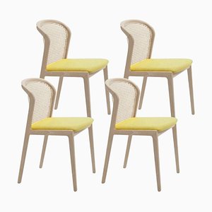 Vienna Chairs, Beech Wood, Ocre by Colé Italia, Set of 4