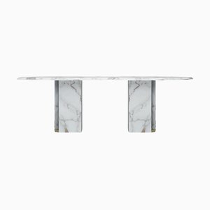 Mesa de comedor Delos de mármol de Giorgio Bonaguro para Design M