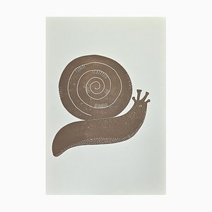 Jean Lurçat, Snail, Original Lithographie, Mitte 20. Jh