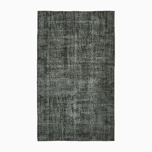 Tapis en Laine Surteintée Noir