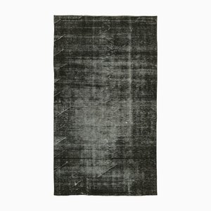 Tapis en Laine Surteintée Noir