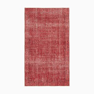 Tapis Vintage Surteinté Rouge