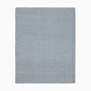 Alfombra Kilim moderna en azul