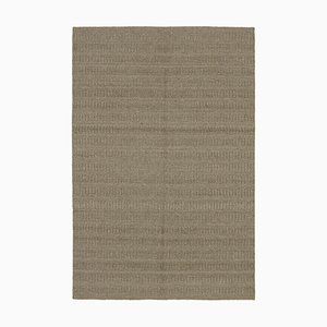 Modern Brown Kilim Rug