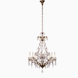 Large Chandelier with Louis XV Style Pampilles
