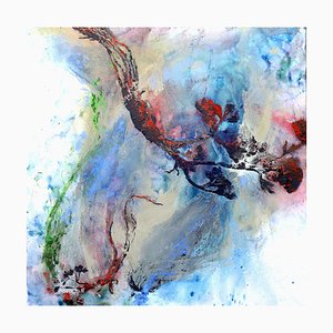 Akira Inumaru, Cimes et racines / Ranunculus, Ranunculus, 2022, Oil on Canvas