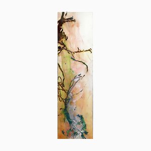 Akira Inumaru, Cimes et racines / Soldnella, Ranunculus B, 2022, Oil on Canvas
