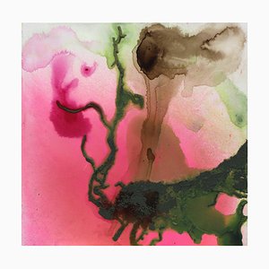 Akira Inumaru, Cimes et racines / Anemone 1, 2021, Oil on Canvas