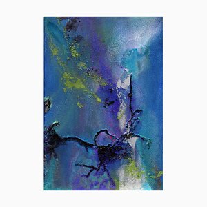 Akira Inumaru, Cimes et racines / Leonpodium 1, 2022, Oil on Canvas