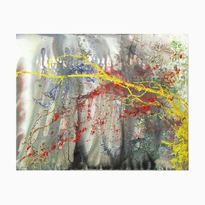 Akira Inumaru, Cimes et racines / Hutchinsia A, 2022, Oil on Canvas