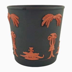 Egyptian Black Jasper Terracotta Wedgwood Garden Pot