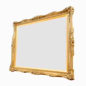 Antique FrenchVintage Gilt Gold Decorative Bevelled Wall Mirror, 1988