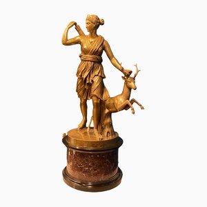 B. Boschetti, Diana Goddess of the Hunt, década de 1860, bronce