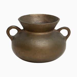 Vintage Spanish Traditional Bronze Pot, 1930s