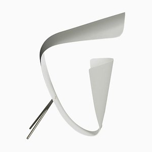 White B201 Desk Lamp by Michel Buffet for Indoor