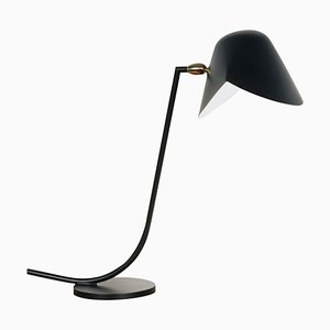 Lámpara de mesa Antony en negro de Serge Mouille