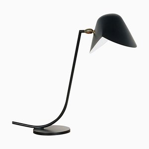 Lampe de Bureau Antony Noire par Serge Mouille