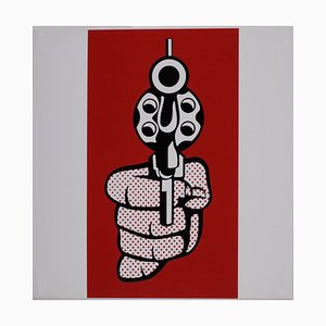 Roy Lichtenstein, Pistolet, 1968, Sérigraphie Originale