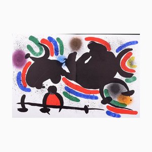 Joan Miró, Lithographie IV, 1972, Litografía original