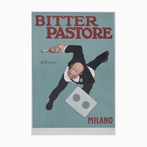 Luigi Caldanzano, Bitter Pastore, 1914, Original Lithographic Poster