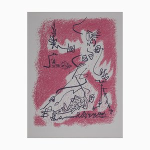 André Masson, Le Depart, 1972, Litografía original