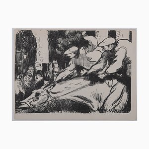 Louis Anquetin, L'arrivée, 1894, Original Lithograph