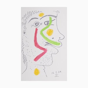 After Pablo Picasso, Le Taste of Happiness (R), 1970, Lithograph on Vélin Darches Paper