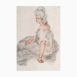 René François Xavier Prinet, Manon, 1898, Lithographie auf Velin