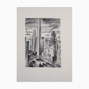 Adrian Lubbers, New York, 1931, Small Lithograph