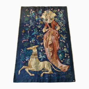 Vintage Aubusson Wall Tapestry