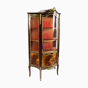 Antique 19th Century French Vitrine Display Cabinet by Vernis Martin