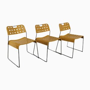 Omstak Chairs by Rodney Kinsman for Bieffeplast, 1970s or 1980s, Set of 3