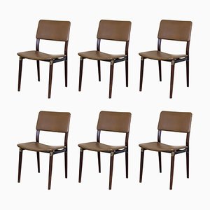 S82 Chairs by Eugenio Gerlis for Tecno, 1960s, Set of 6