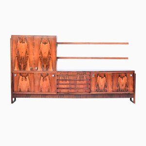 Large Rosewood Sideboard in the Style of Alfred Hendrickx, Belgium, 1960